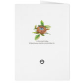 Rose and Bunting Cards (Back)