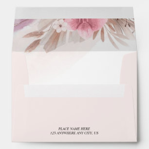 Rose and Champagne Wedding Decor Trendy  Envelope