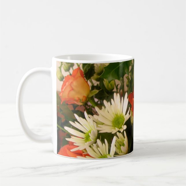 Rose and Daisy Mug (Left)