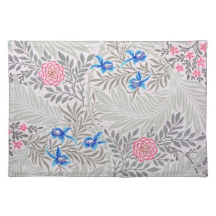 Rose and Larkspur, William Morris Cloth Placemat