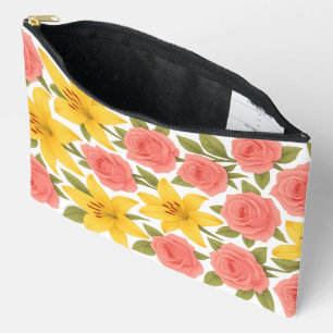 Rose and Lily Print Cut Sew Bag