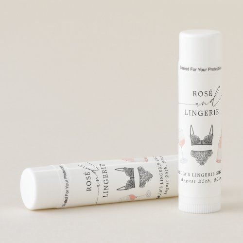 Ros and Lingerie Bridal Shower Lip Balm