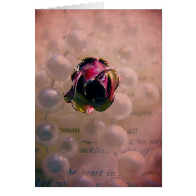 Rose and Pearls Still Life Cards (Front)