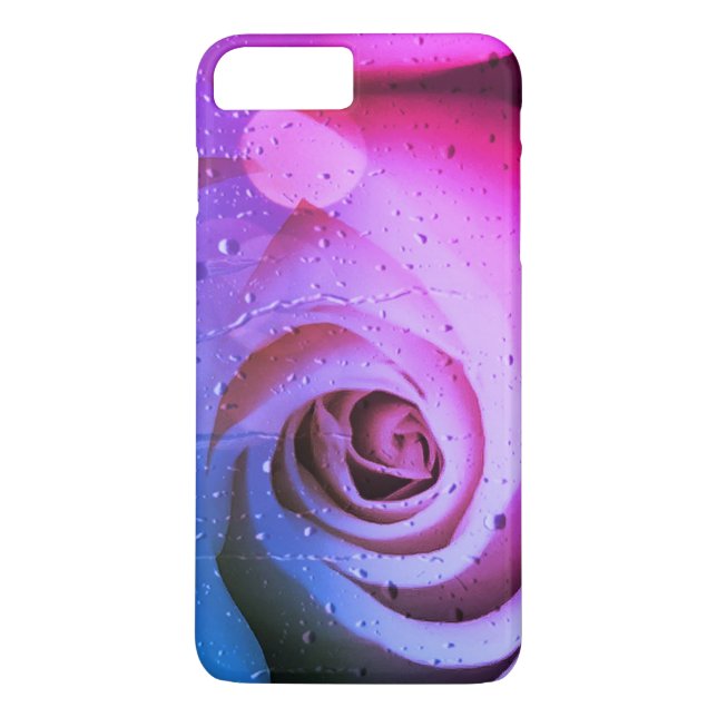 Rose and Raindrops Case-Mate iPhone Case (Back)