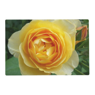 rose and rosebud placemat