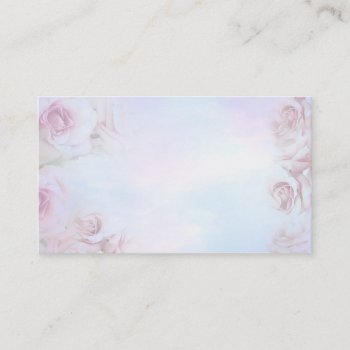 Rose Angel Light Could Business Cards by valeriegayle at Zazzle