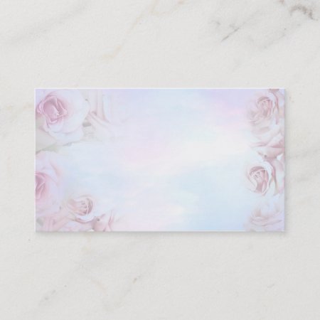 Rose Angel Light Could Business Cards