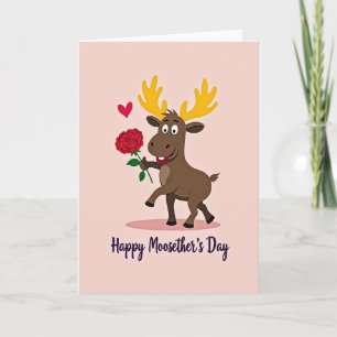 Rose Antler Sweet Mothers Day Card