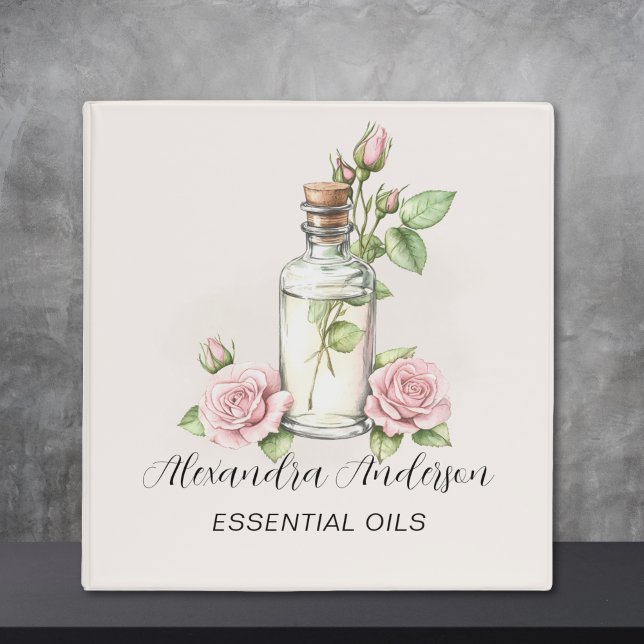 Rose Apothecary Essential Oils Log 3 Ring Binder (Rose Apothecary Essential Oils Log 3 ring binder)