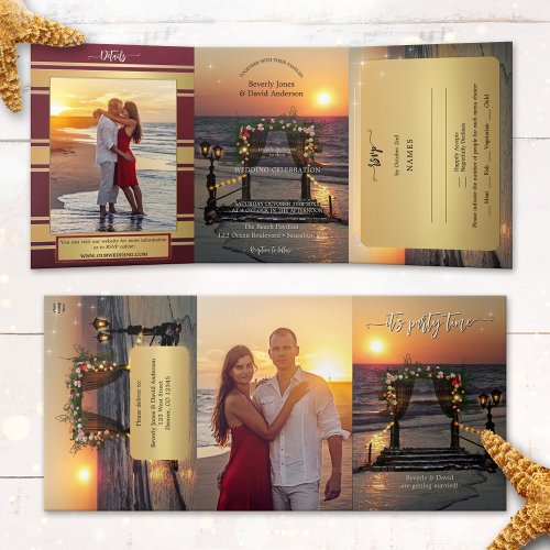 Rose Arbor Beach Photo Wedding All in One