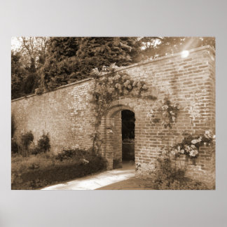 Rose Arch Entrance Poster