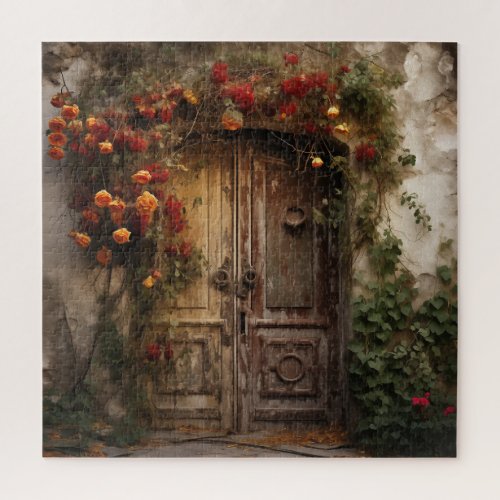 Rose Arched Doorway Jigsaw Puzzle