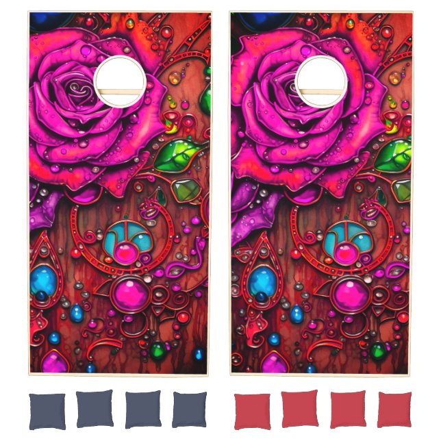 Rose Art Cornhole Set (Set)