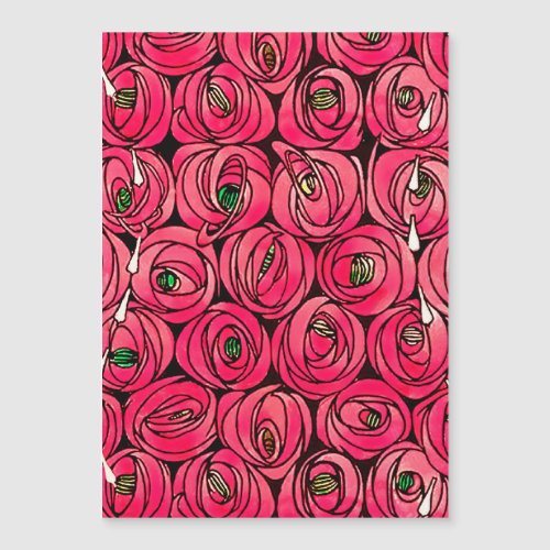 Rose Art Nouveau Rennie Macintosh Graphic