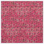 Rose Art Nouveau Rennie Macintosh Graphic Fabric