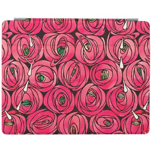 Rose Art Nouveau Rennie Macintosh Graphic iPad Smart Cover