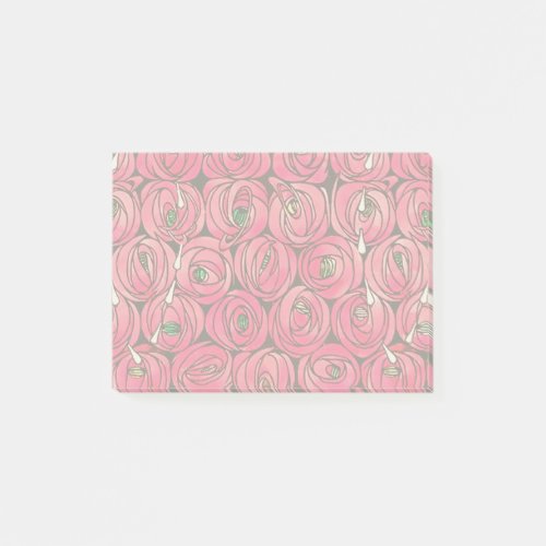 Rose Art Nouveau Rennie Macintosh Graphic Post_it Notes