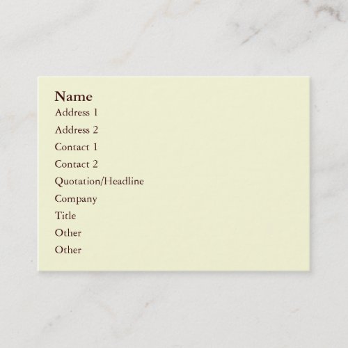 Rose Avunclover Nostalgic Pattern Business Cards