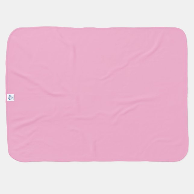 Rose Baby Girl Blanket (Back Horizontal)