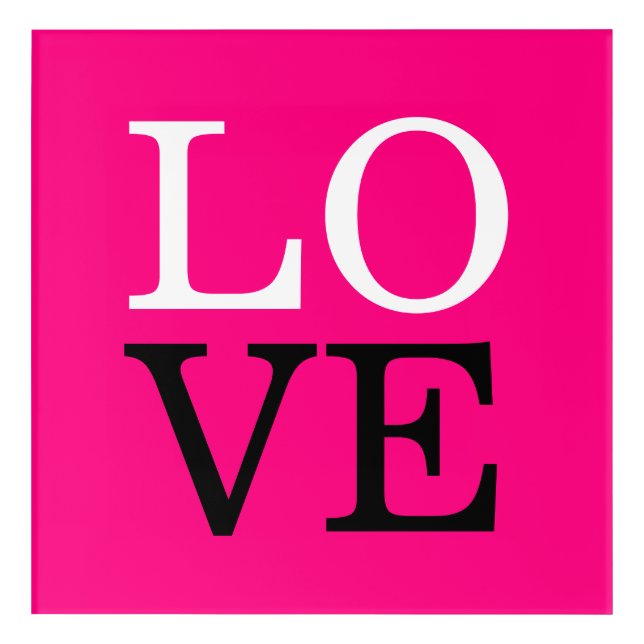 Rose Background Love Wedding Acrylic Print (Front)