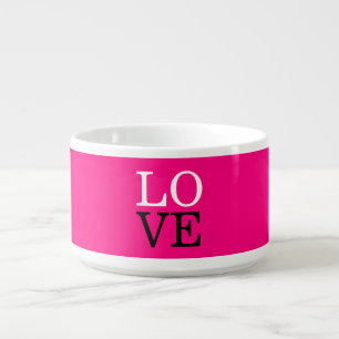 Rose Background Love Wedding Bowl
