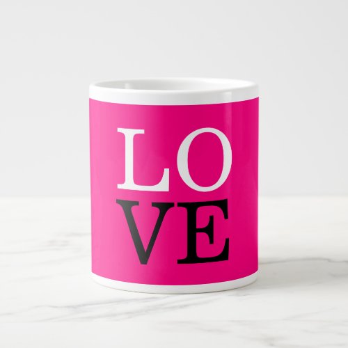 Rose Background Love Wedding Giant Coffee Mug