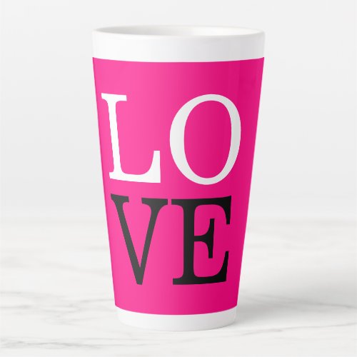 Rose Background Love Wedding Latte Mug