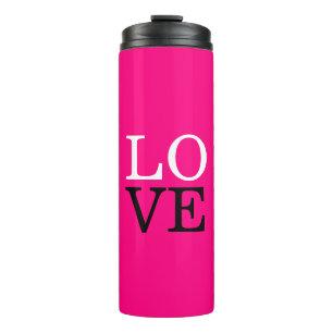 Rose Background Love Wedding Thermal Tumbler