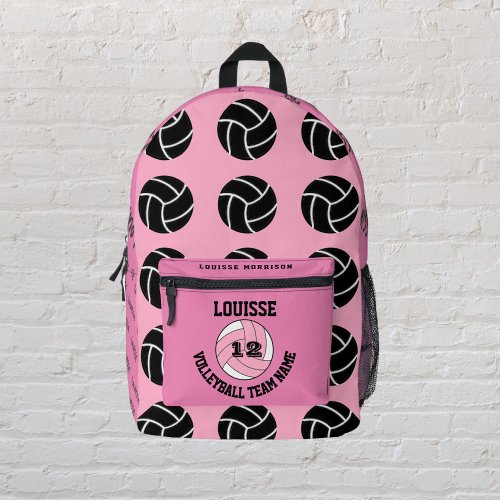 rose backpacks girly Volleyball Pink  team sport 