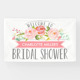 Bridal Shower Indoor & Outdoor Banners | Zazzle