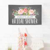 Rose Banner Bridal Shower Banner (Insitu)