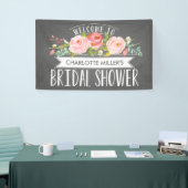 Rose Banner Bridal Shower Banner (Tradeshow)