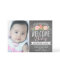 Rose Banner Chalkboard | Birth Announcement
