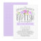 Rose Banner | Girl Baptism Invitation | Purple