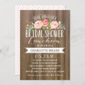 Rose Banner Luncheon | Bridal Shower Invitation (Front/Back)