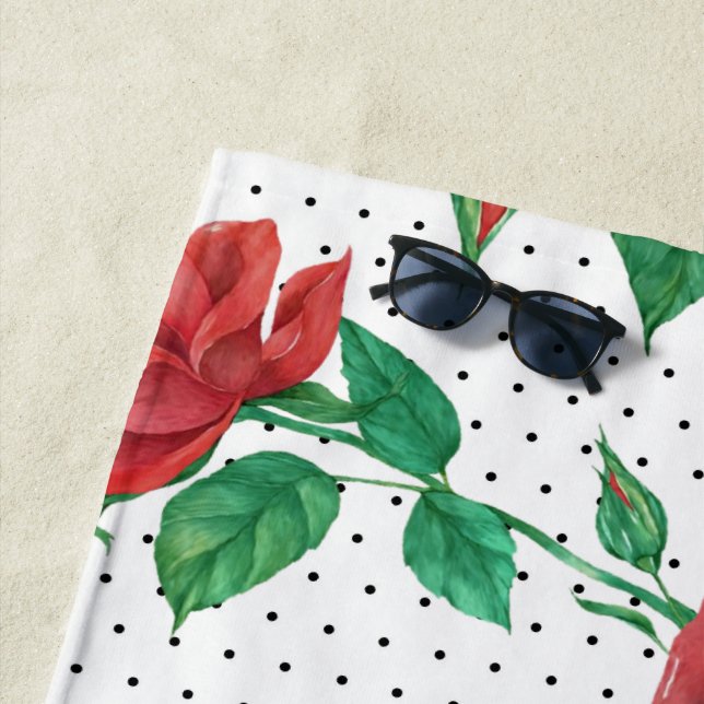 Rose Beach Towel (In Situ)
