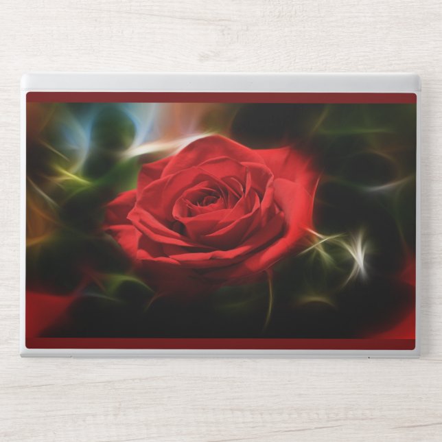 Rose Beauty HP Laptop Skin (Front)