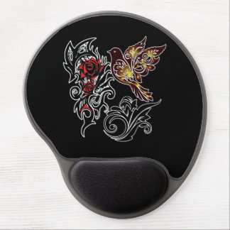 Rose & Bird Mouse Pad