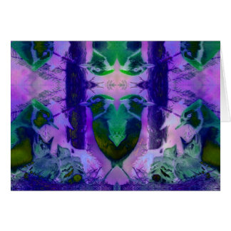 Rose Birds – Violet & Pink Cycle Cards