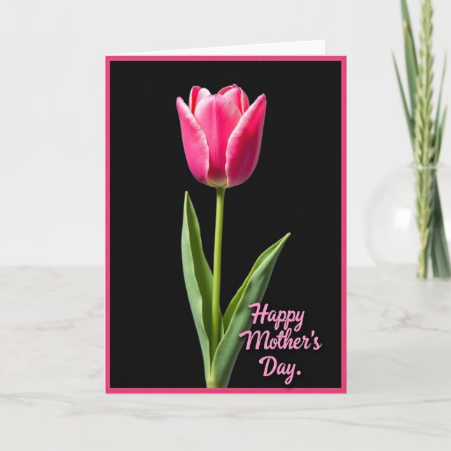 Rose Bloom Mothers Day Card (Front)