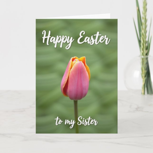 Rose Bloom Springtime Card (Front)