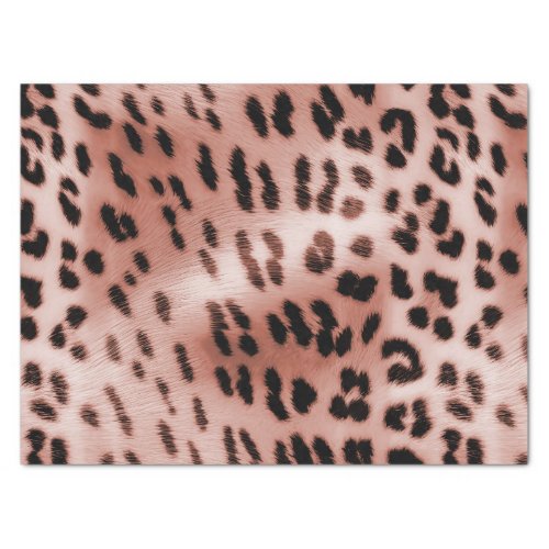 Rose Blush Pink Leopard Tissue Paper