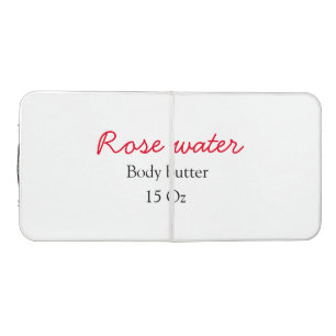 Rose body butter add your text name custom weight beer pong table