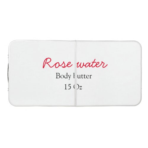 Rose body butter add your text name custom weight  beer pong table
