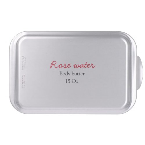 Rose body butter add your text name custom weight  cake pan