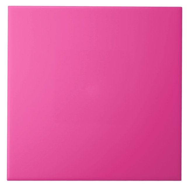 Rose Bonbon Hot Pink tile (Front)