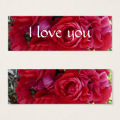 Rose bookmark (Front & Back)