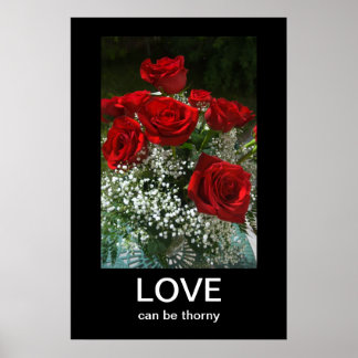 Rose Bouquet Anti-Valentines Demotivational Poster