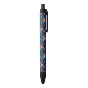 Rose Bouquet Floral Pattern Pen