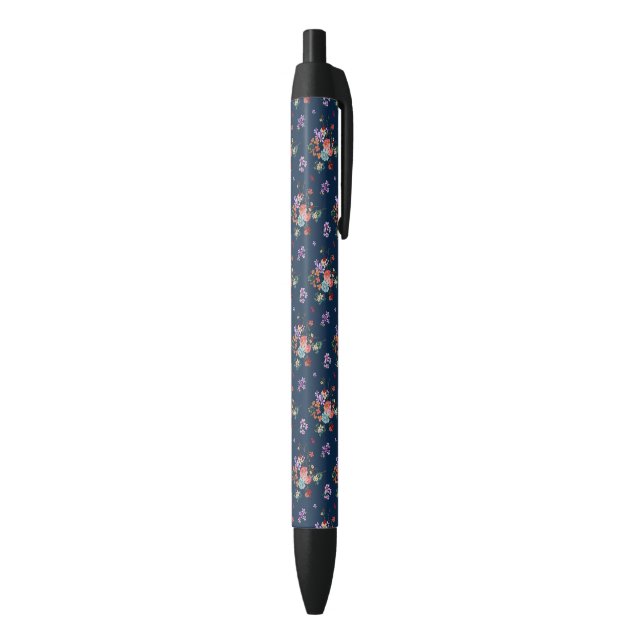 Rose Bouquet Floral Pattern Pen (Bottom (Vertical))